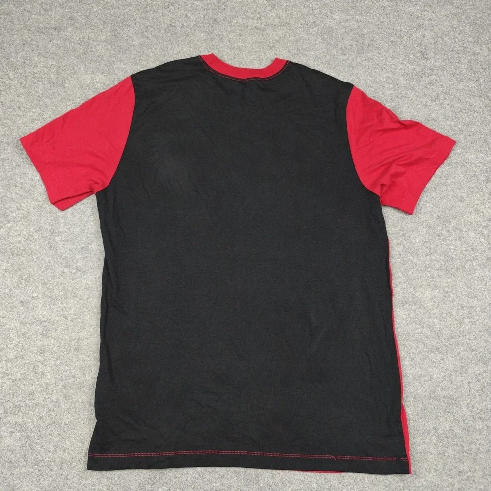 Jordan‎ Shirt Mens Medium Red Air Jumpman Logo Graphic Tee Basketball Sportswear